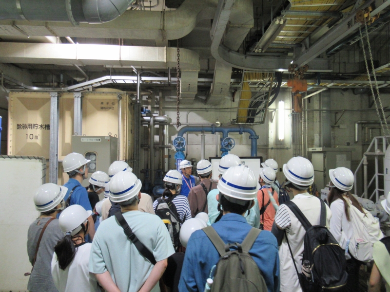 下水道科学館まつり施設見学ツアー